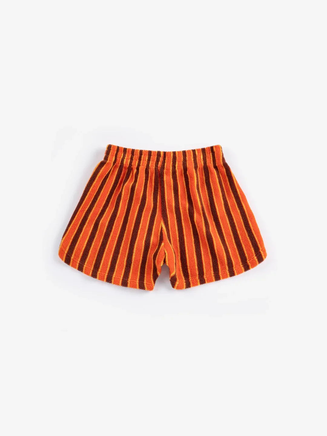 Striped Brick Terry Cloth Shorts - Bobo Choses