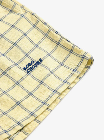 Spicy Window Pane Woven Bermuda Shorts - Bobo Choses