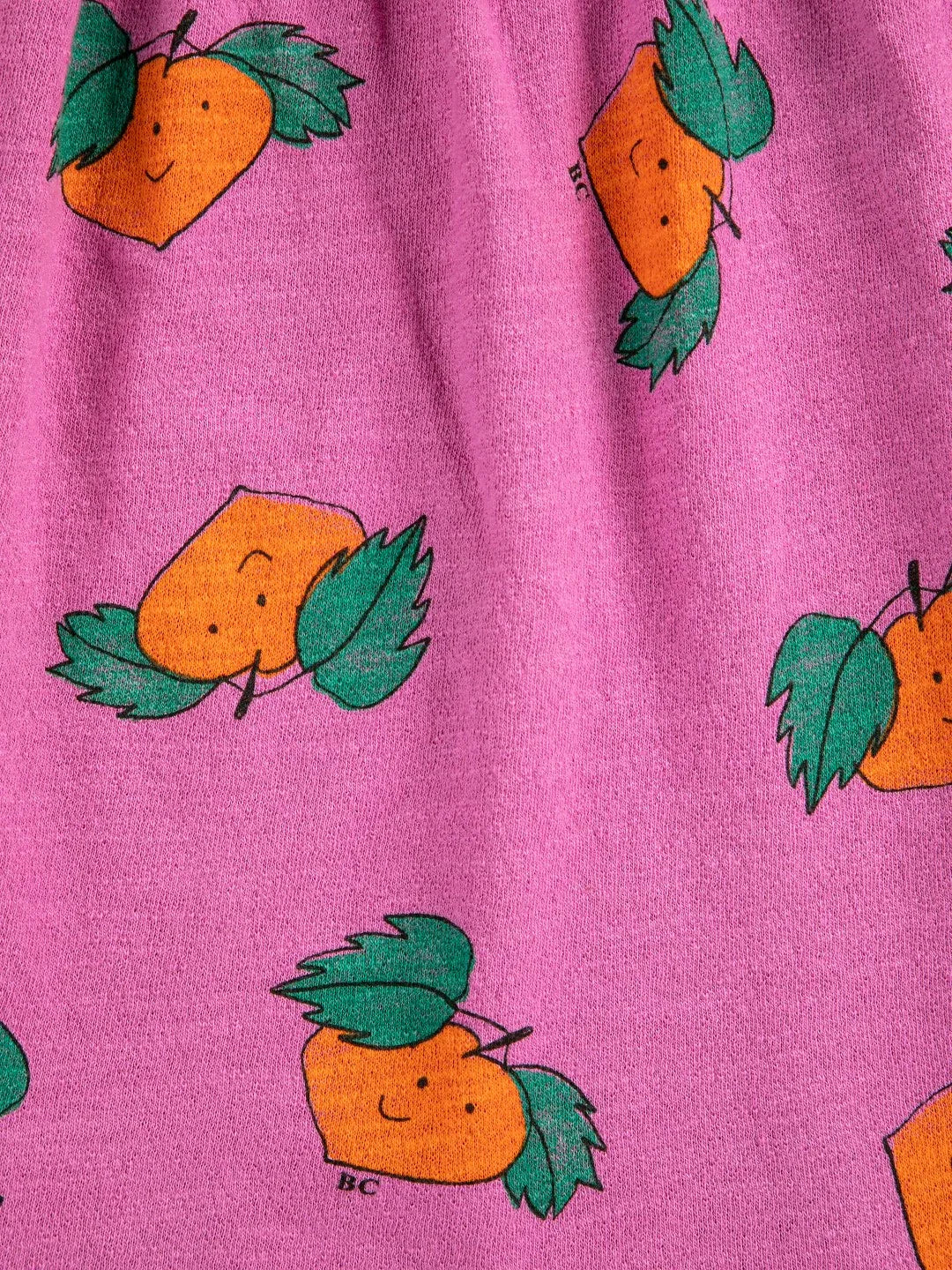 Tangerine All Over Ruffled Dress - Bobo Choses