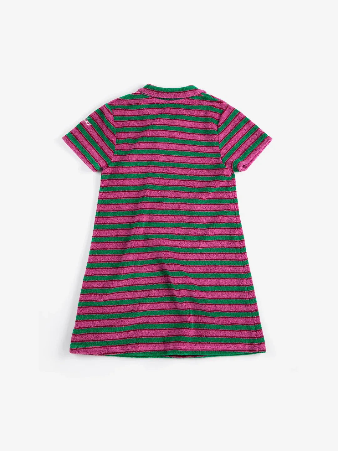 Striped Terry Cloth Polo Dress - Bobo Choses