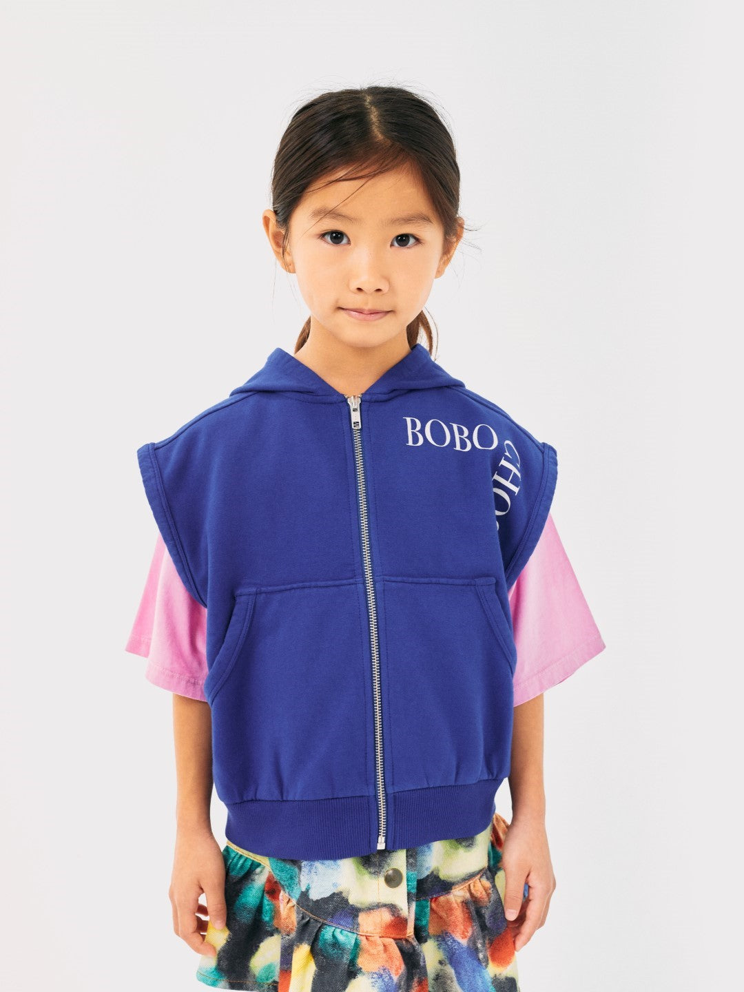 Bobo Choses Sleeveless Zipped Hoodie