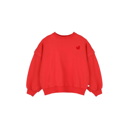 Balloon Sweater Spicy Red