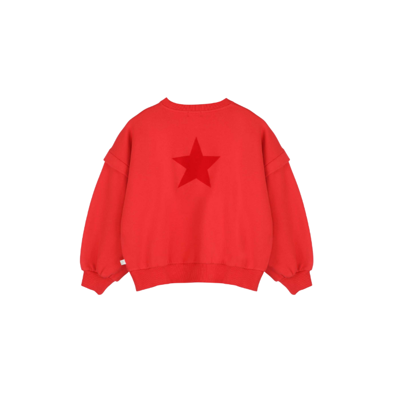 Balloon Sweater Spicy Red