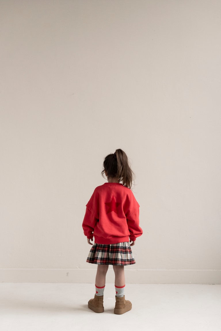 Balloon Sweater Spicy Red