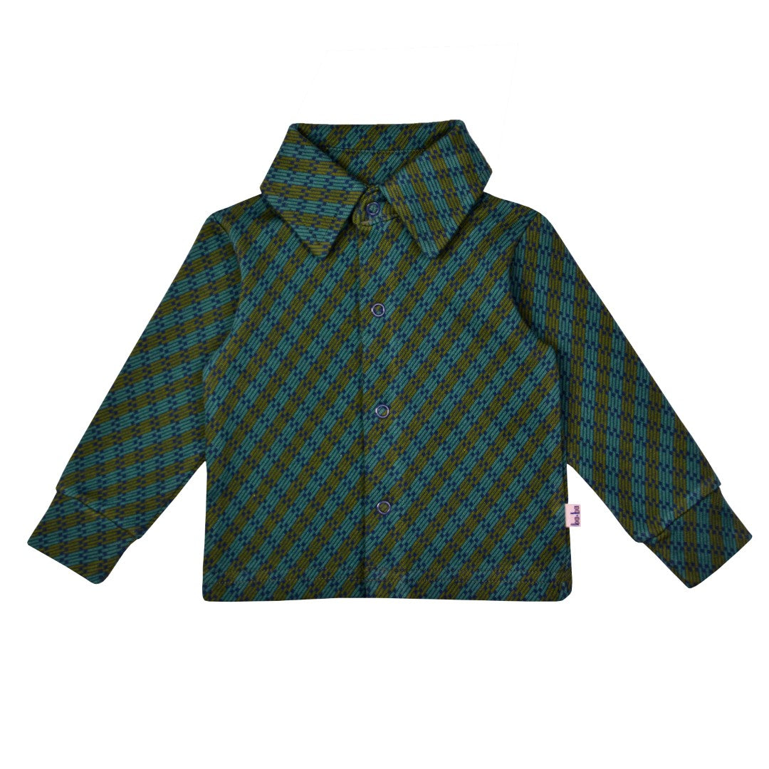 Boys Shirt Long Sleeves Bricks