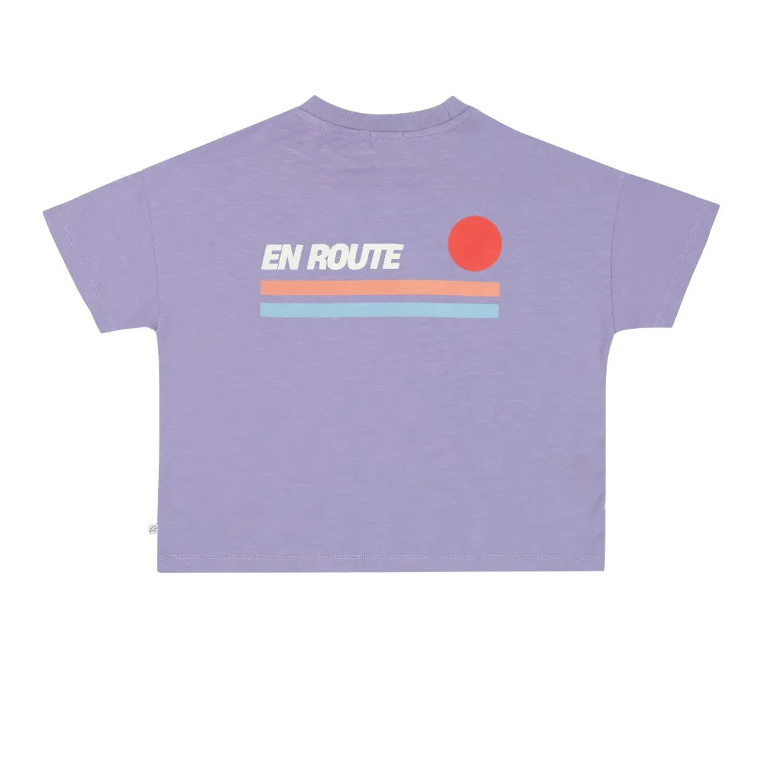 Ben Oversized T-shirt Lavender Purple - Jenest