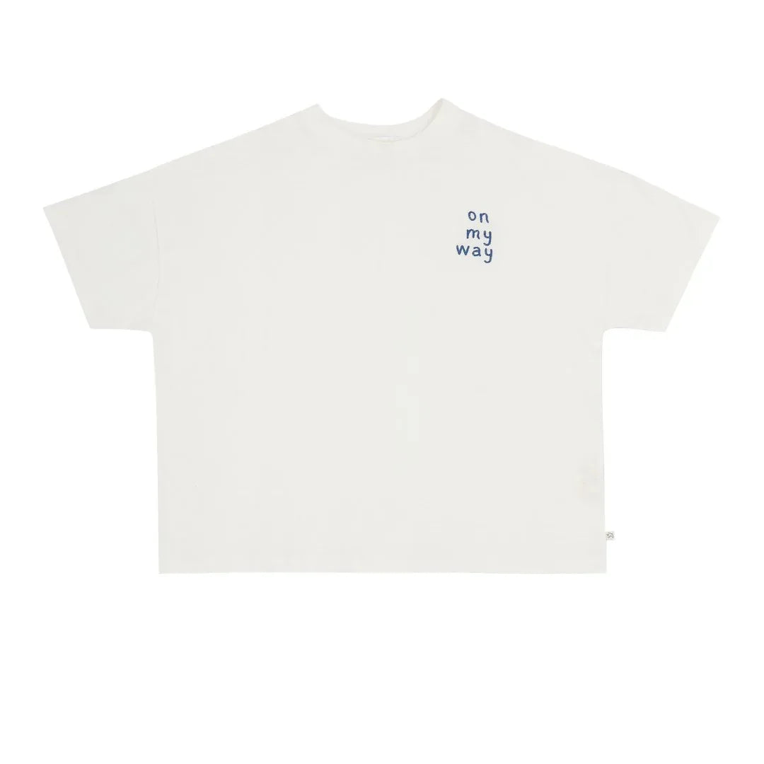 Ben Oversized T-shirt Off White - Jenest