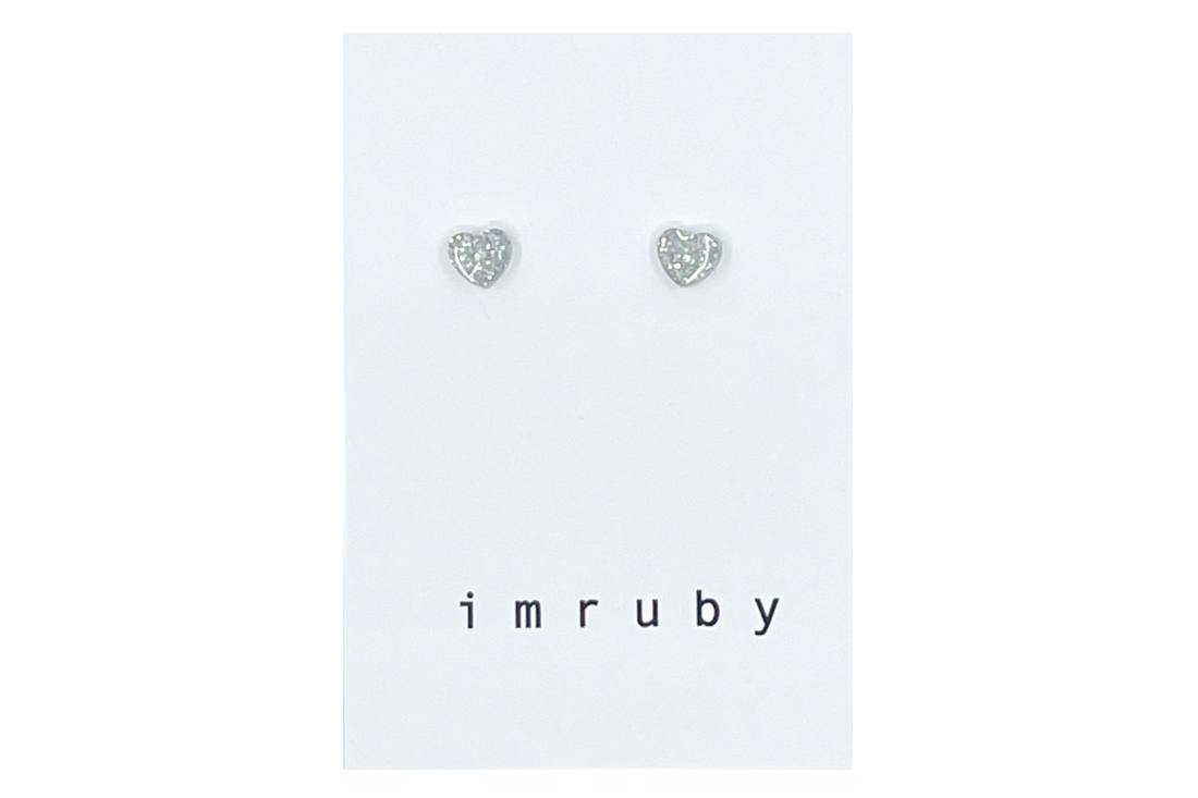 Heart Stud Earrings Bibi