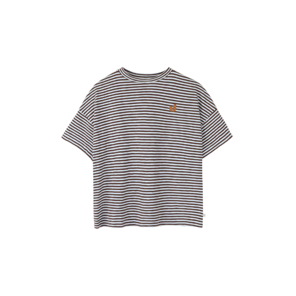 Bruun Oversized T-shirt Fondant Brown Cloud Blue