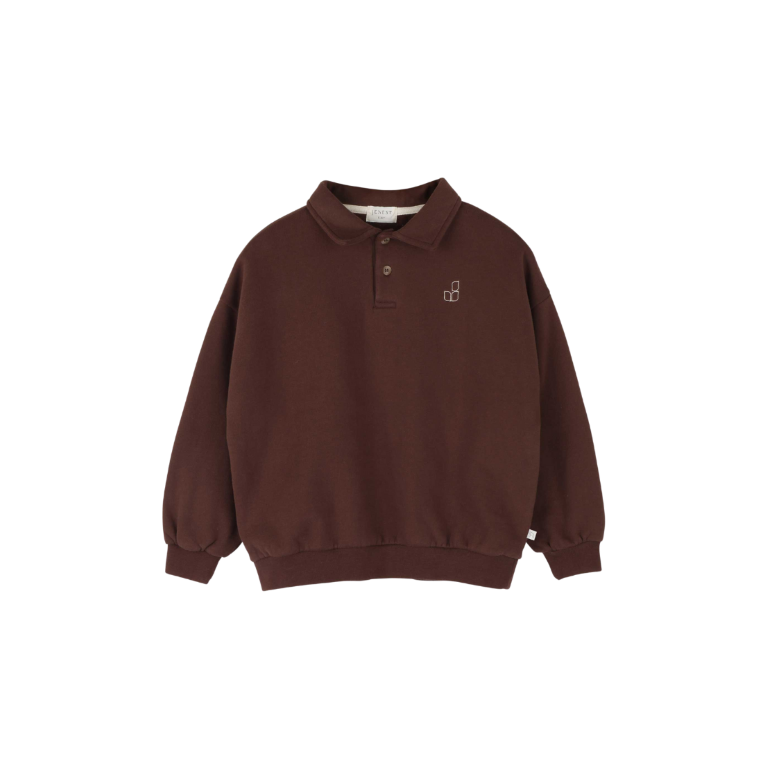Cameron Polo Sweater Fondant Brown