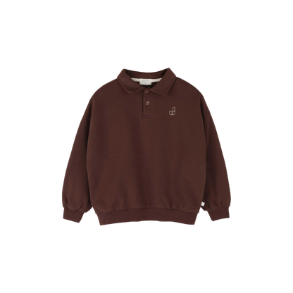 Cameron Polo Sweater Fondant Brown