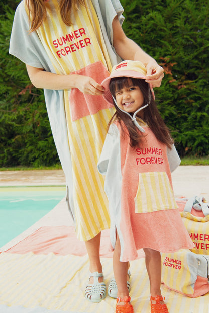 Bathing Poncho Summer Forever Pink