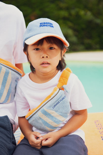 Terry Cap Summer Forever Blue Beige Orange