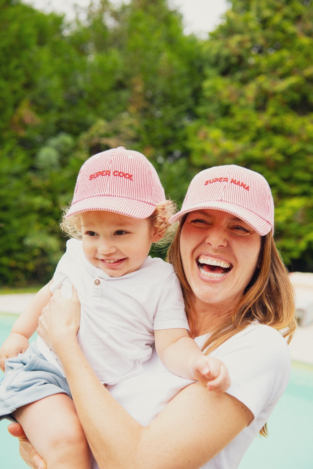 Cap Super Cool Red Striped