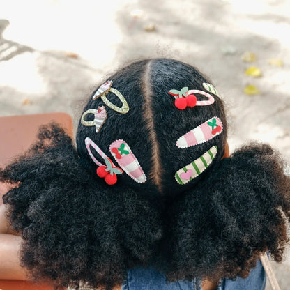 Cherry Kiss Fabric Clip Set - Rockahula