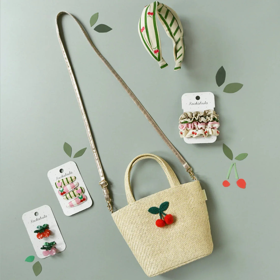 Crochet Cherry Basket Bag - Rockahula