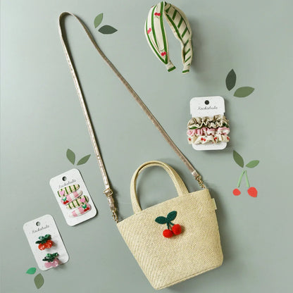 Crochet Cherry Basket Bag - Rockahula