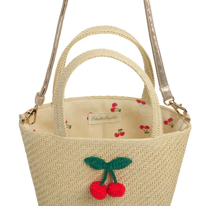 Crochet Cherry Basket Bag - Rockahula
