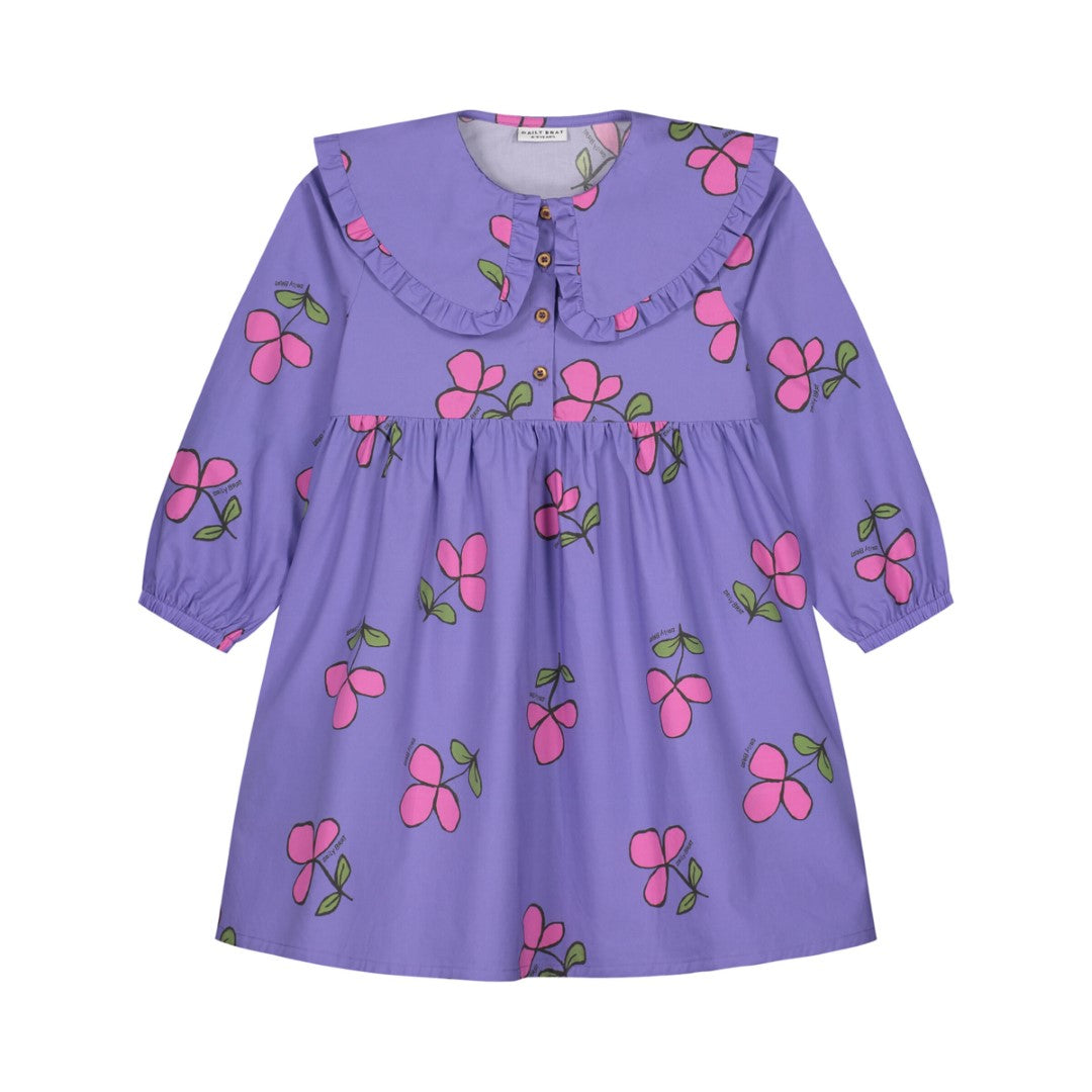 Daily Flower Dress Royal Purple