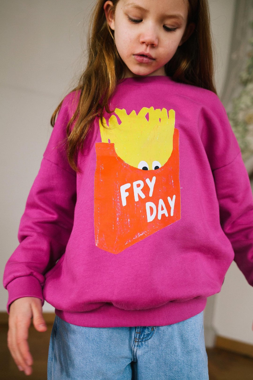 Fry-day Sweater Lavish Haze