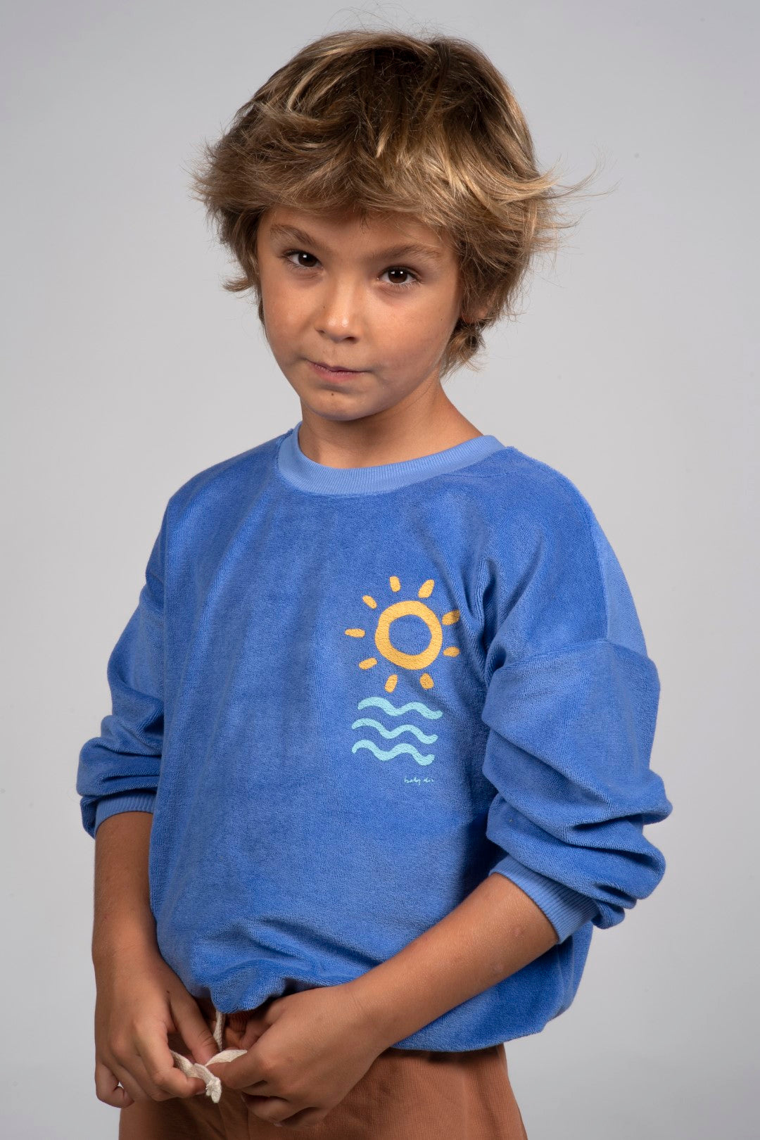 Sweatshirt Mediterraneo Electric Blue