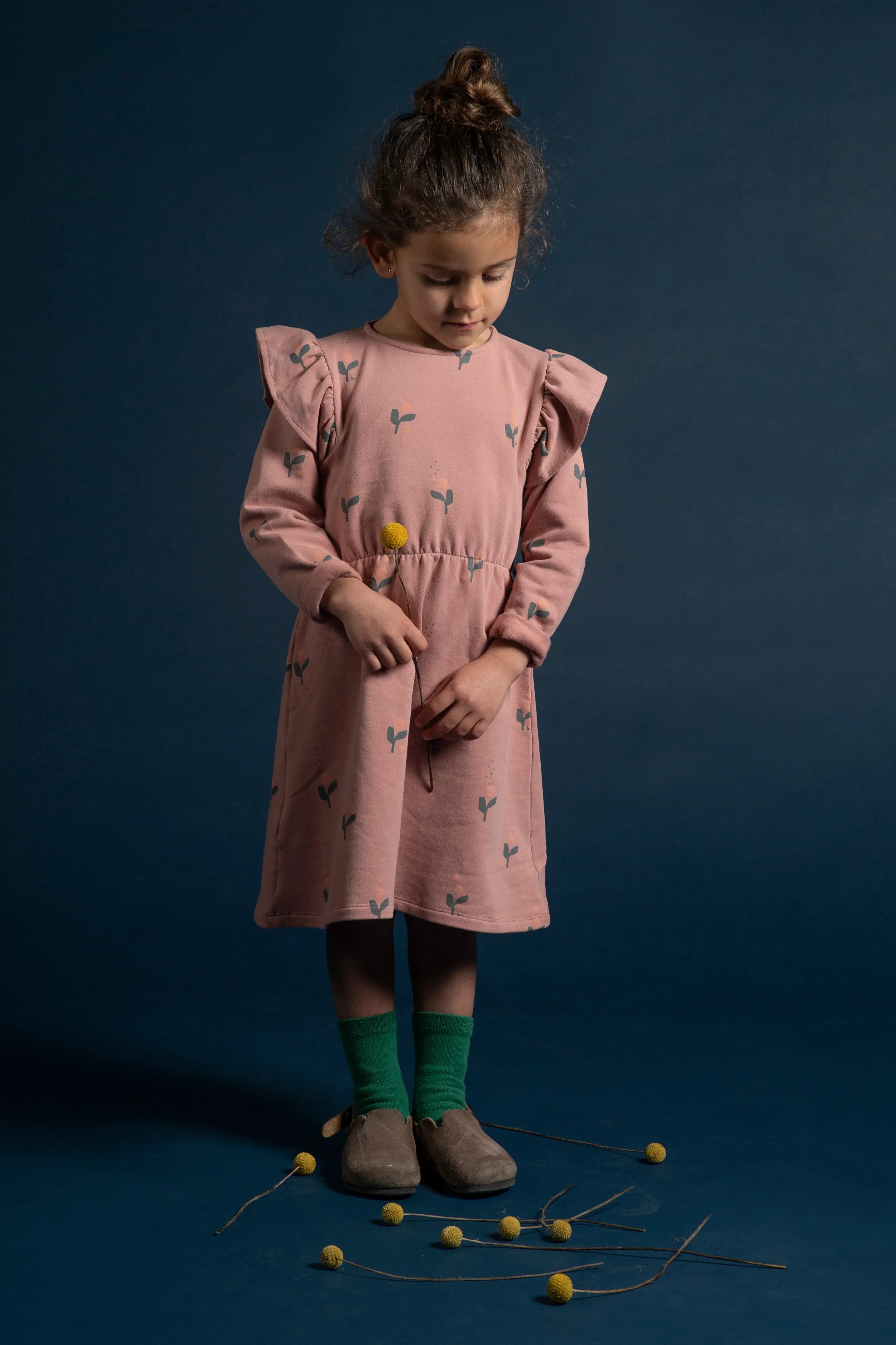Dress Flor Vintage Pink - Babyclic