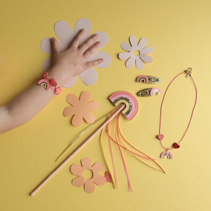 Hippy Rainbow Clips