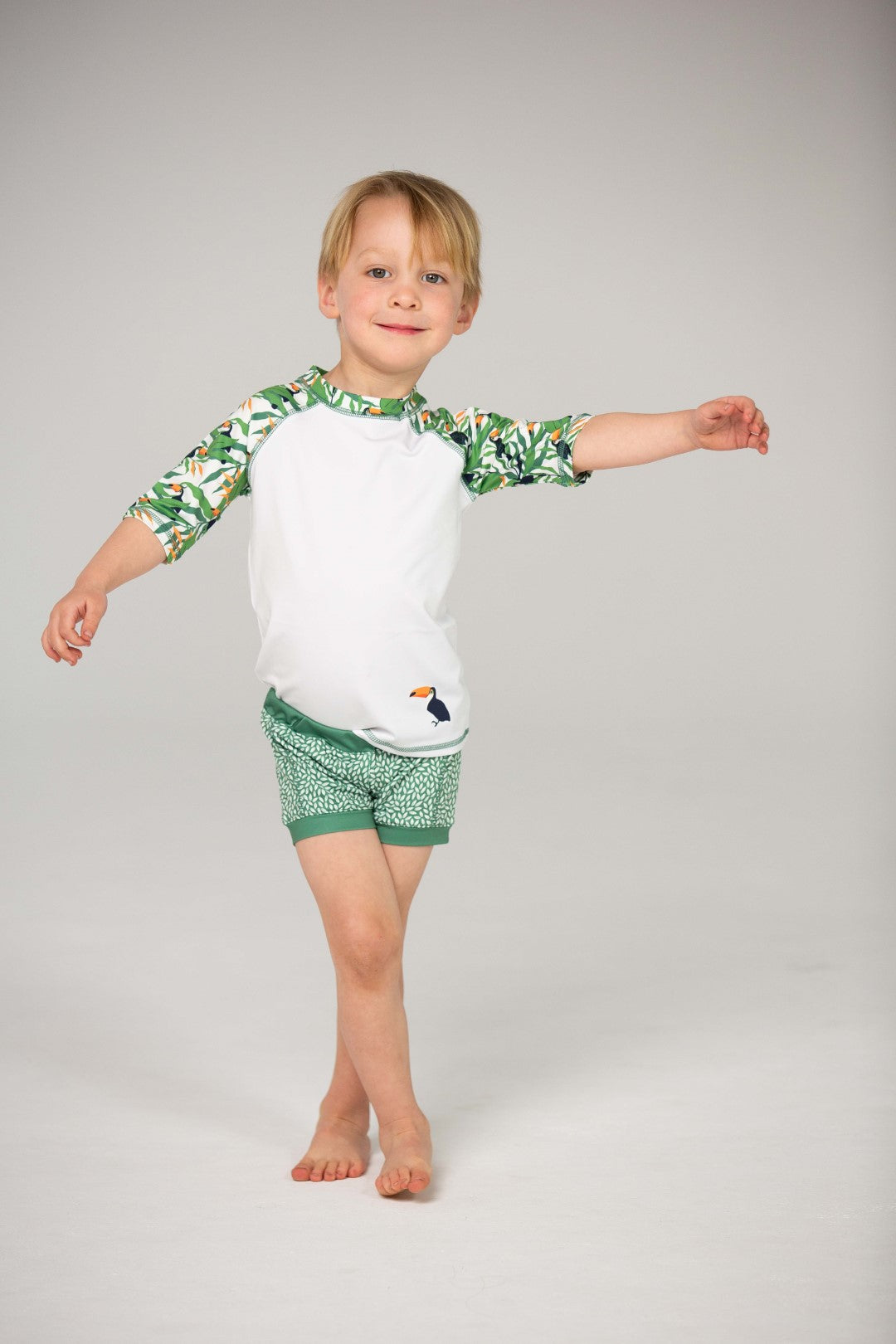 Swimming Trunks Boys UV Protective UPF50+ Toucan