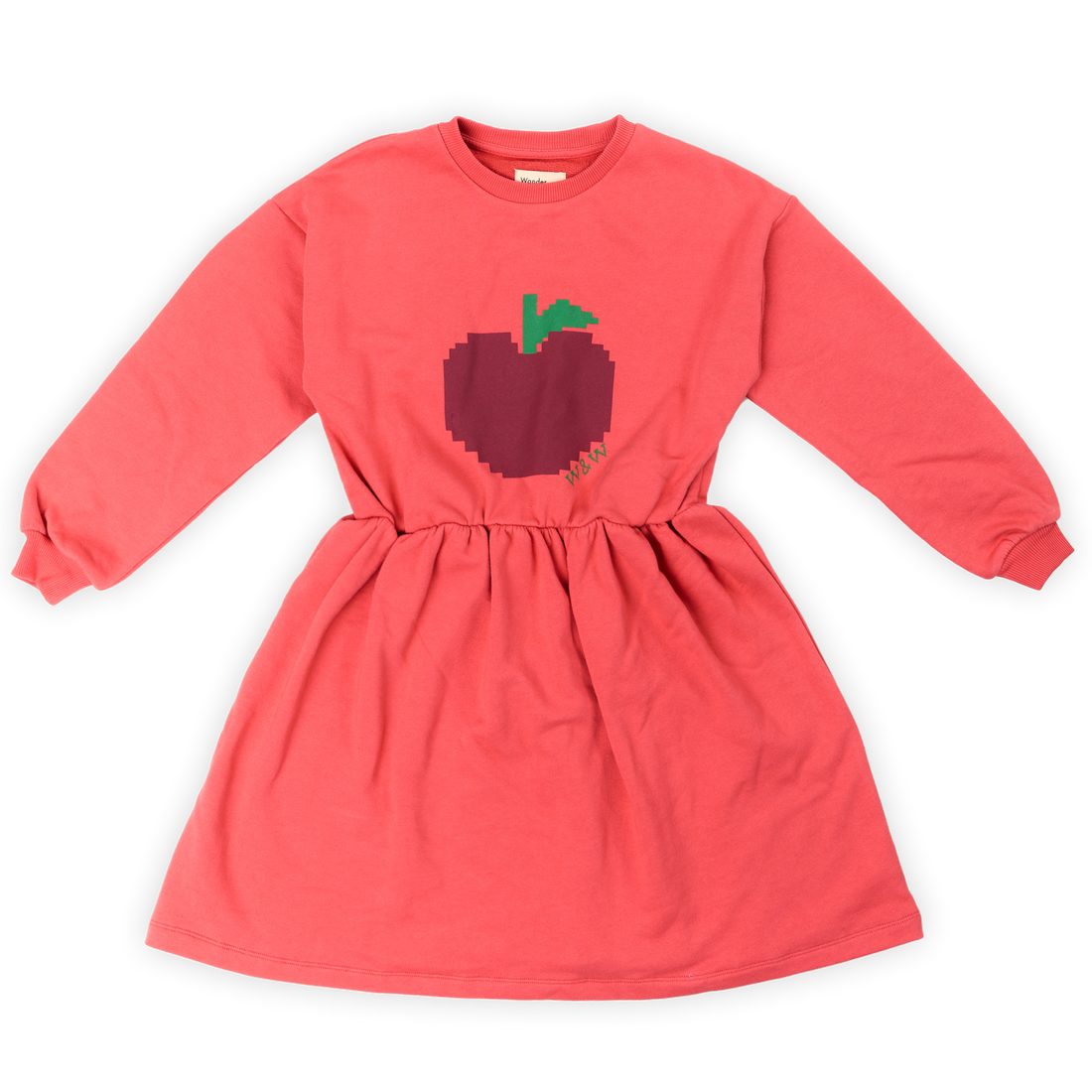 Big Apple Sweat Dress Rhubarb