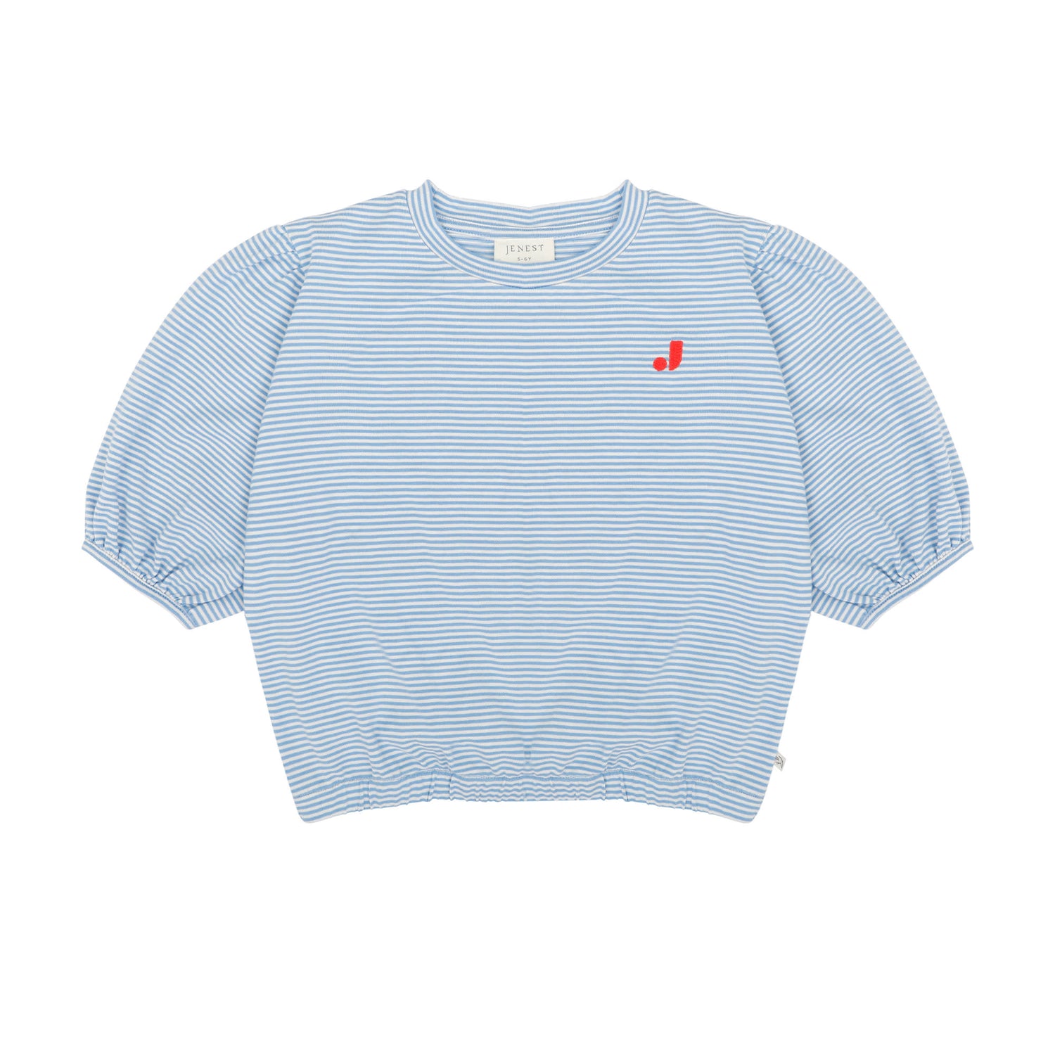 Eve T-shirt Grape Blue Stripe