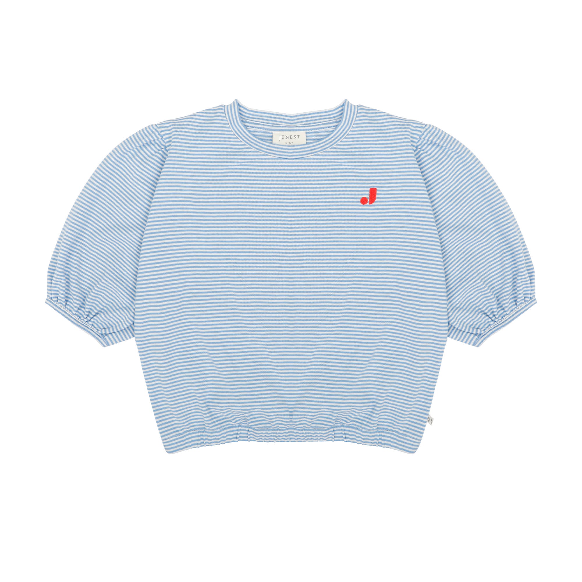 Eve T-shirt Grape Blue Stripe