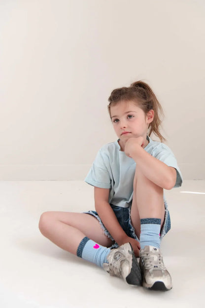 Fancy Sport Socks Waterblue - Jenest