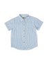 Sailor Stripe Holiday Shirt Ocean Ivory - Goldie+Ace
