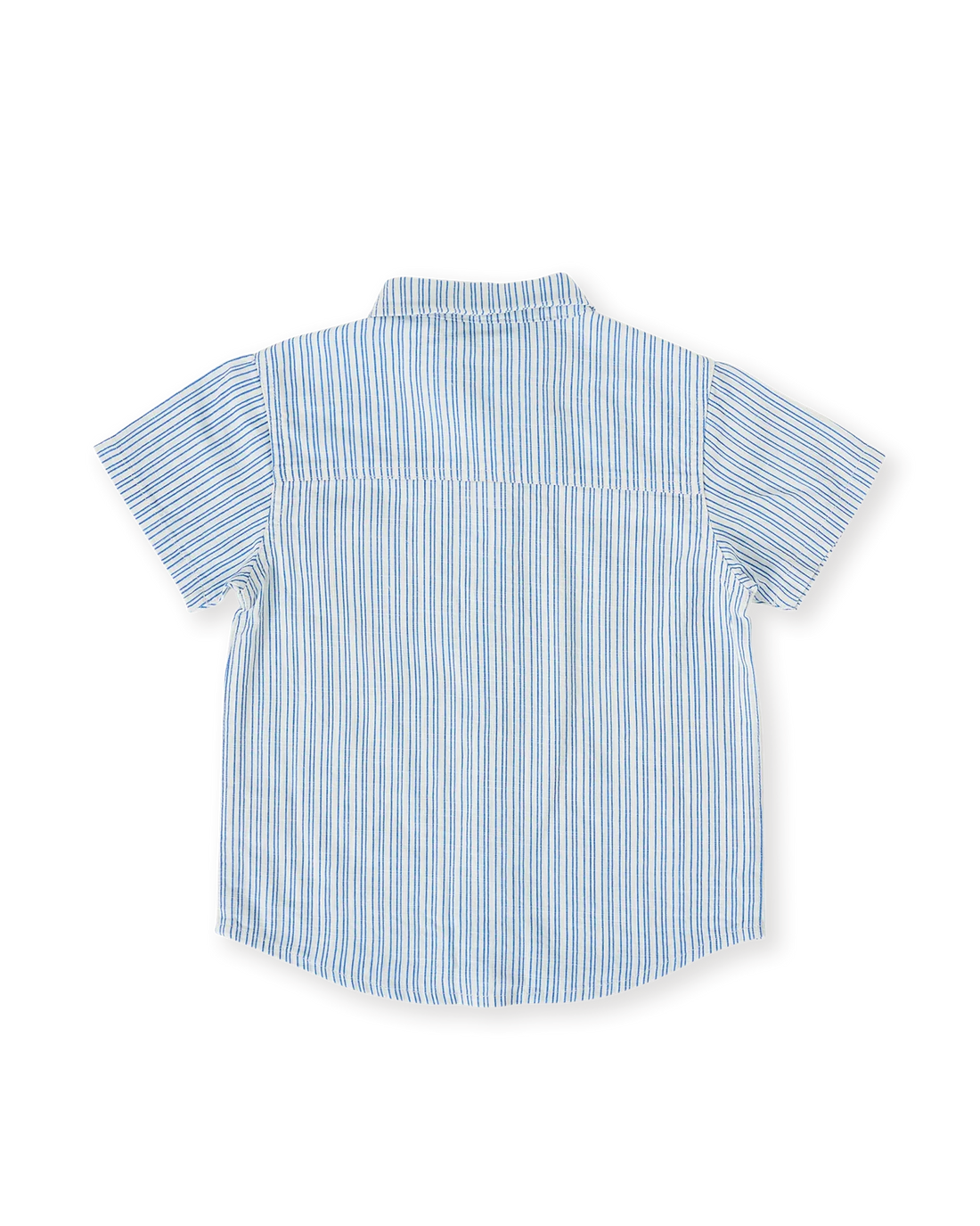 Sailor Stripe Holiday Shirt Ocean Ivory - Goldie+Ace