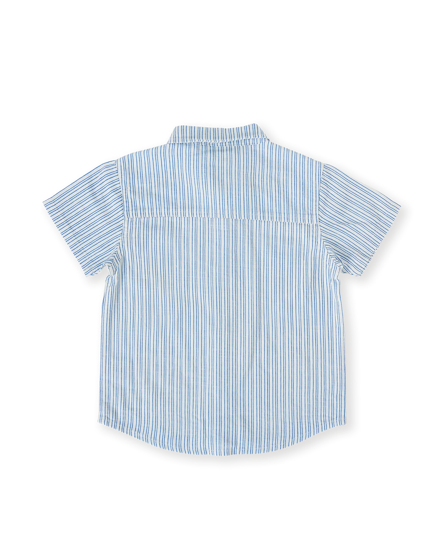 Sailor Stripe Holiday Shirt Ocean Ivory - Goldie+Ace