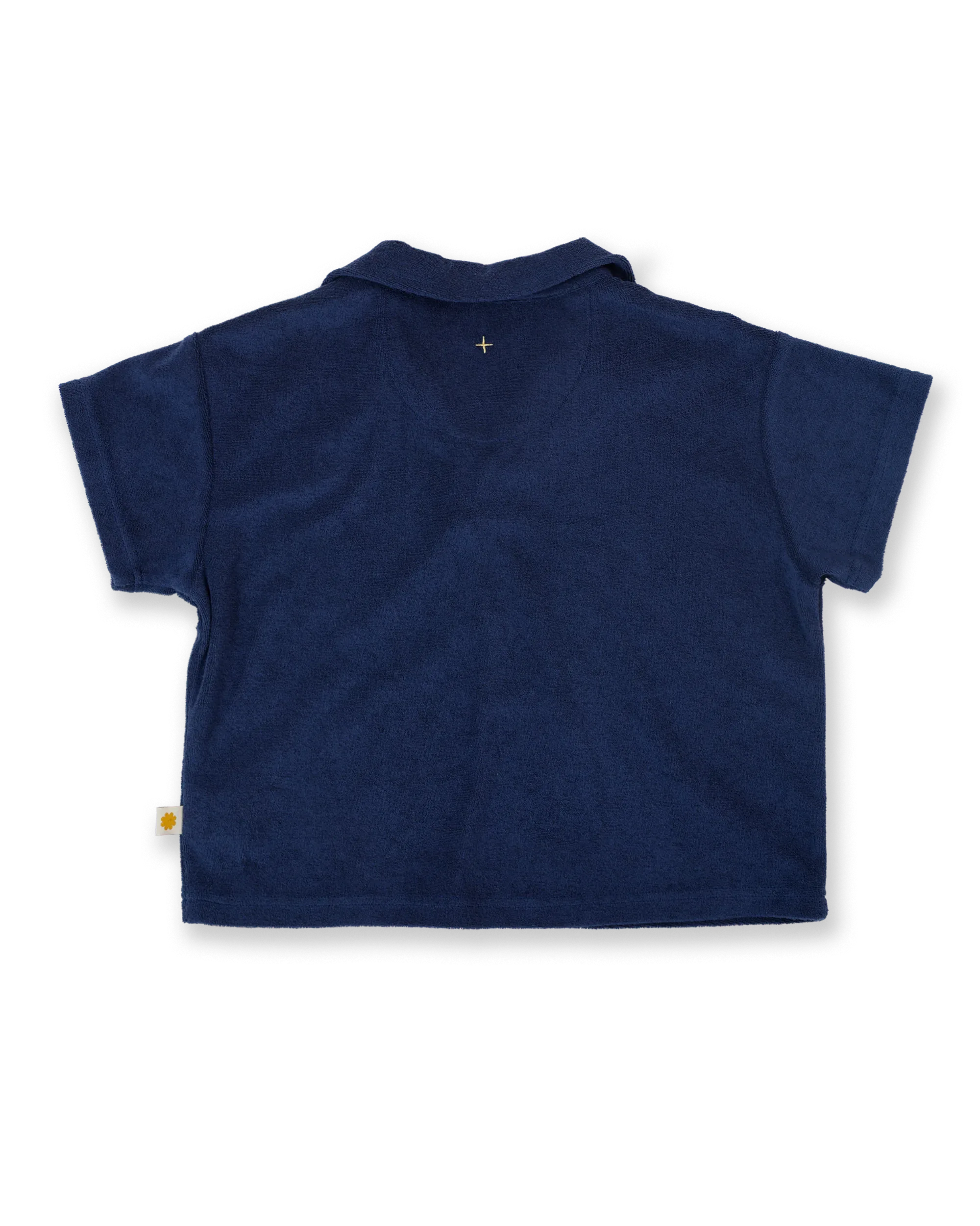Oversized Terry Polo Navy - Goldie+Ace