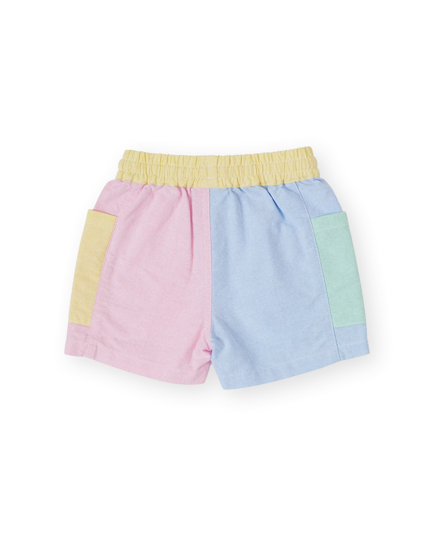 Colour Block Noah Pocket Shorts Pastel Multi - Goldie+Ace