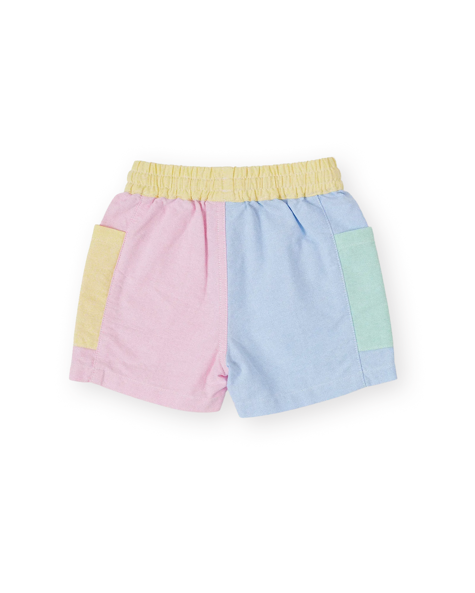 Colour Block Noah Pocket Shorts Pastel Multi - Goldie+Ace