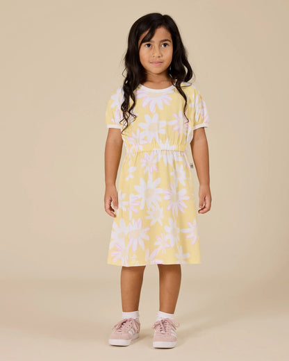 Buttercup Daisy Tammy T-shirt Dress Butter Yellow - Goldie+Ace
