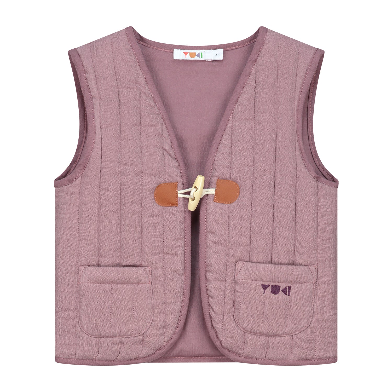 Gilet Manu Mauve