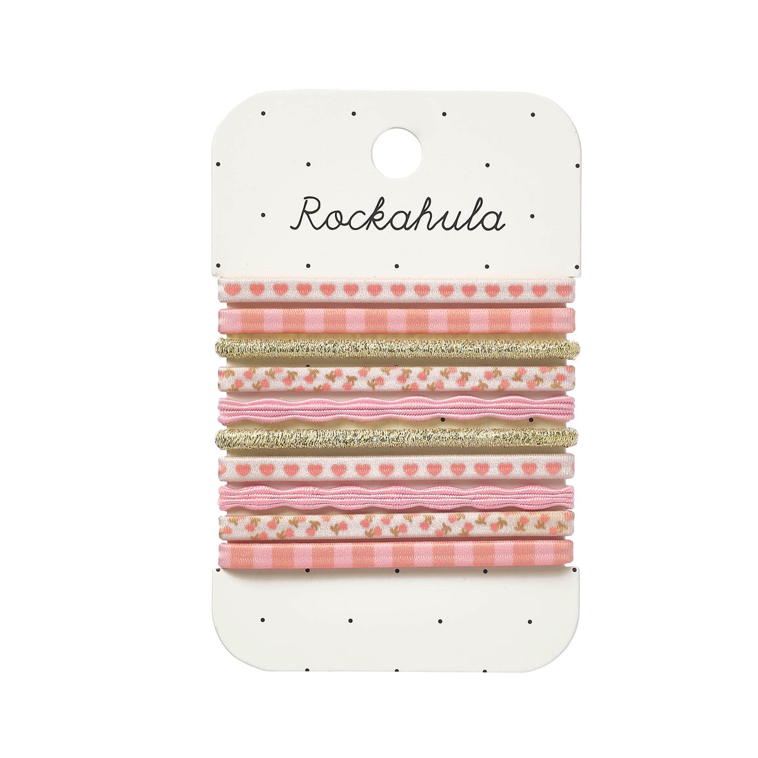 Patchwork Heart Elastic Pony Pack