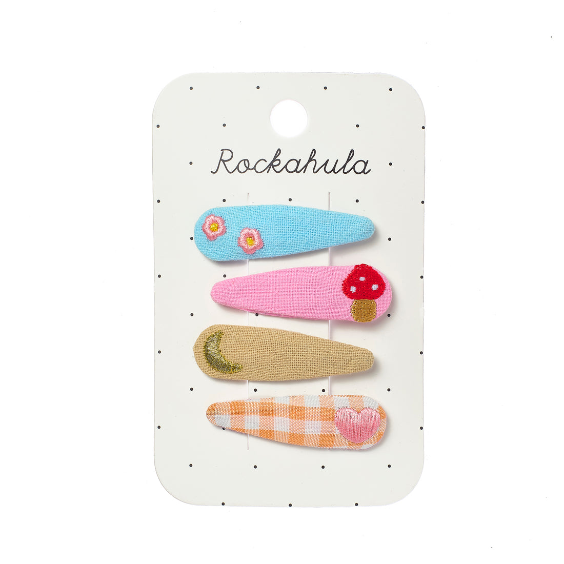 Alpine Embroidered Clip Set