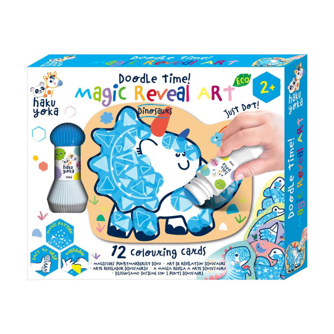Magic Reveal Art Dinosaurussen