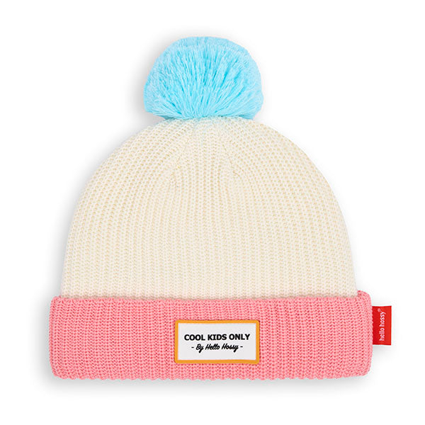 Beanie Block Pink Ice