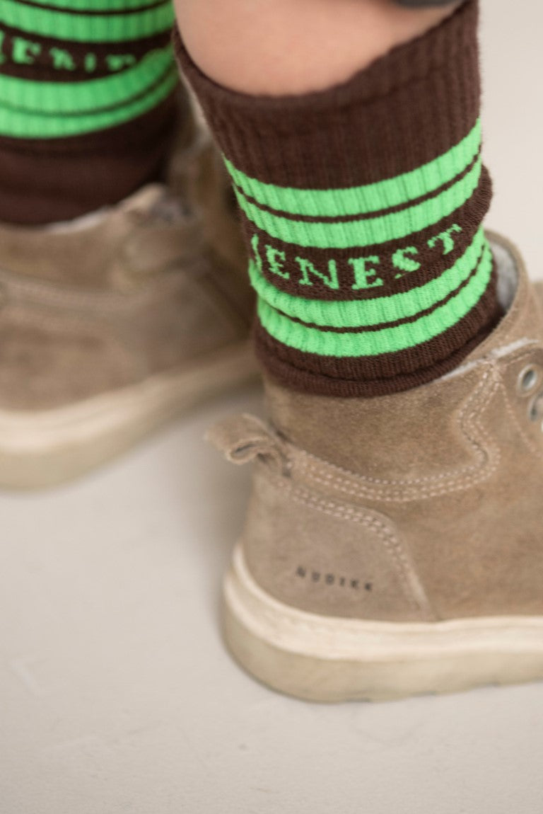 Jenest Sport Socks Fondant Brown