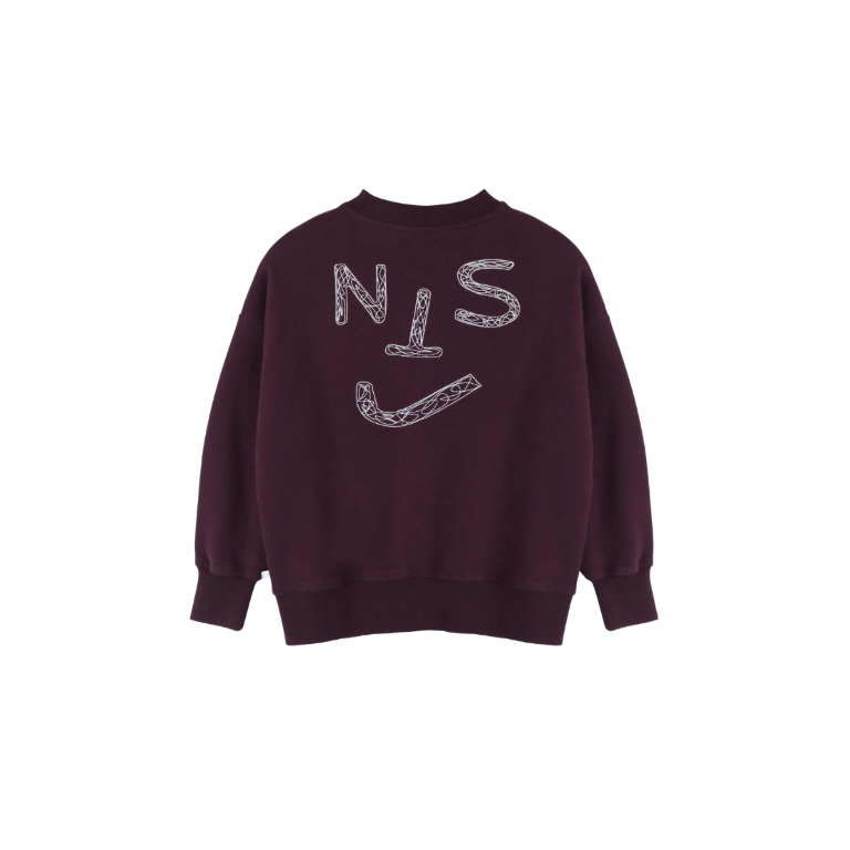 JNST Sweater Cherry Bordeaux