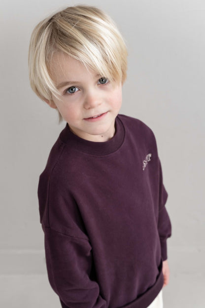 JNST Sweater Cherry Bordeaux