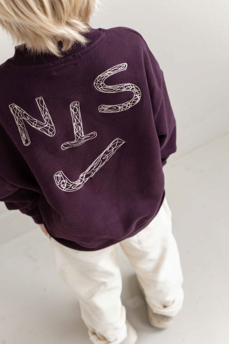 JNST Sweater Cherry Bordeaux