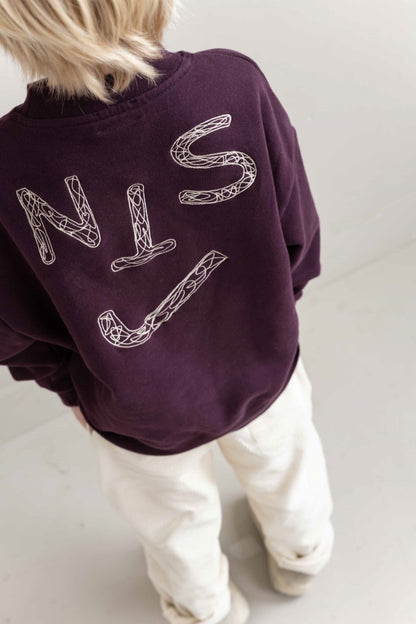 JNST Sweater Cherry Bordeaux