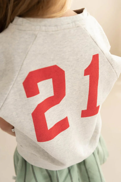 Joey Sleeveless Sweater Grey Melange - Jenest